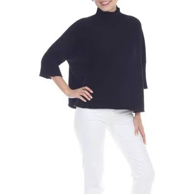 MOCK NECK SWING SWEATER