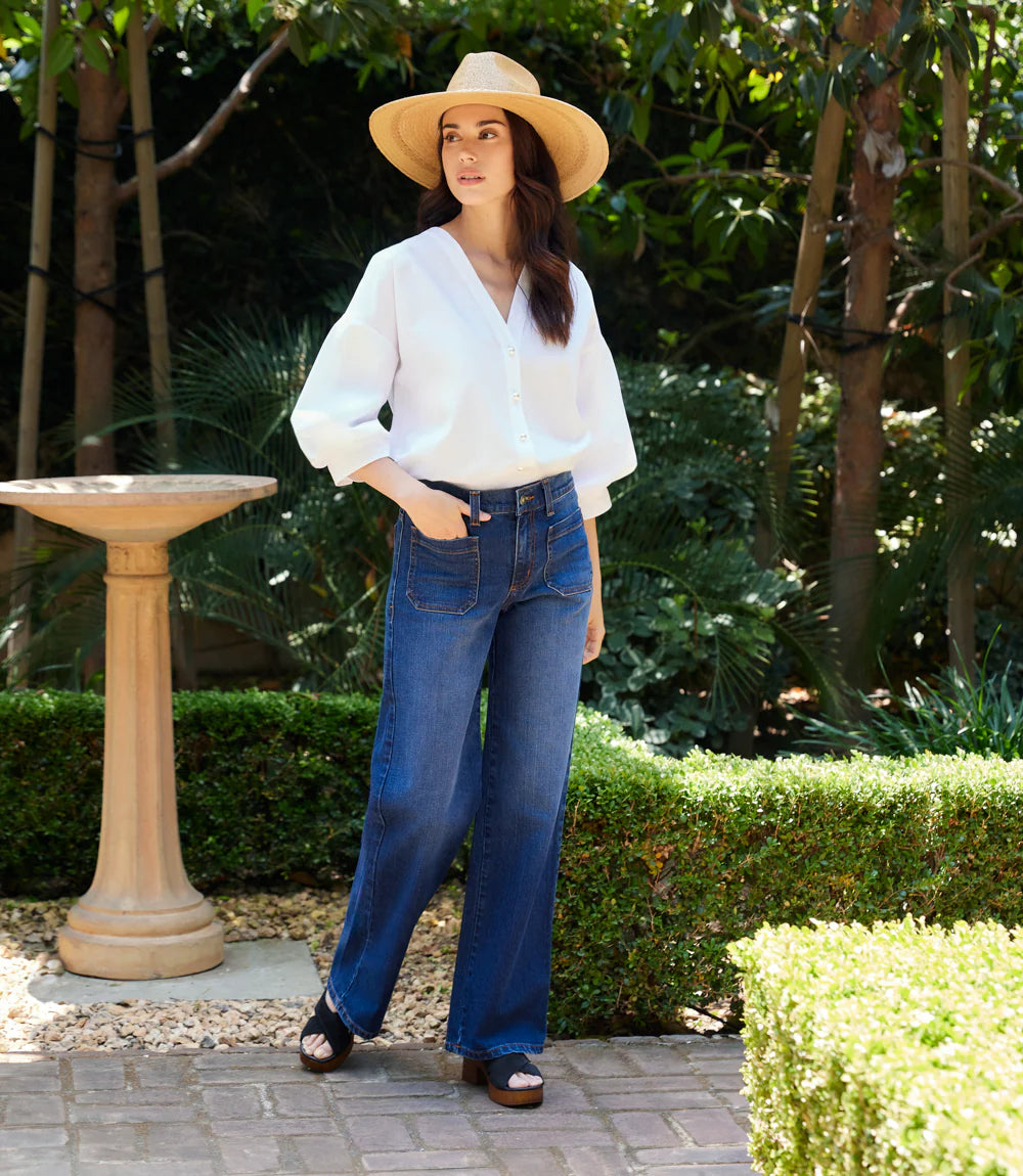 PEARL BUTTON TOP