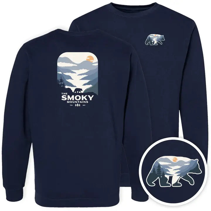 SMOKY MOUNTAIN MIDWEIGHT FLEECE CREWNECK
