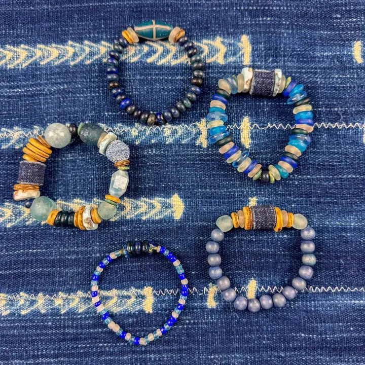 SINGLE STACK BRACELET | DENIM