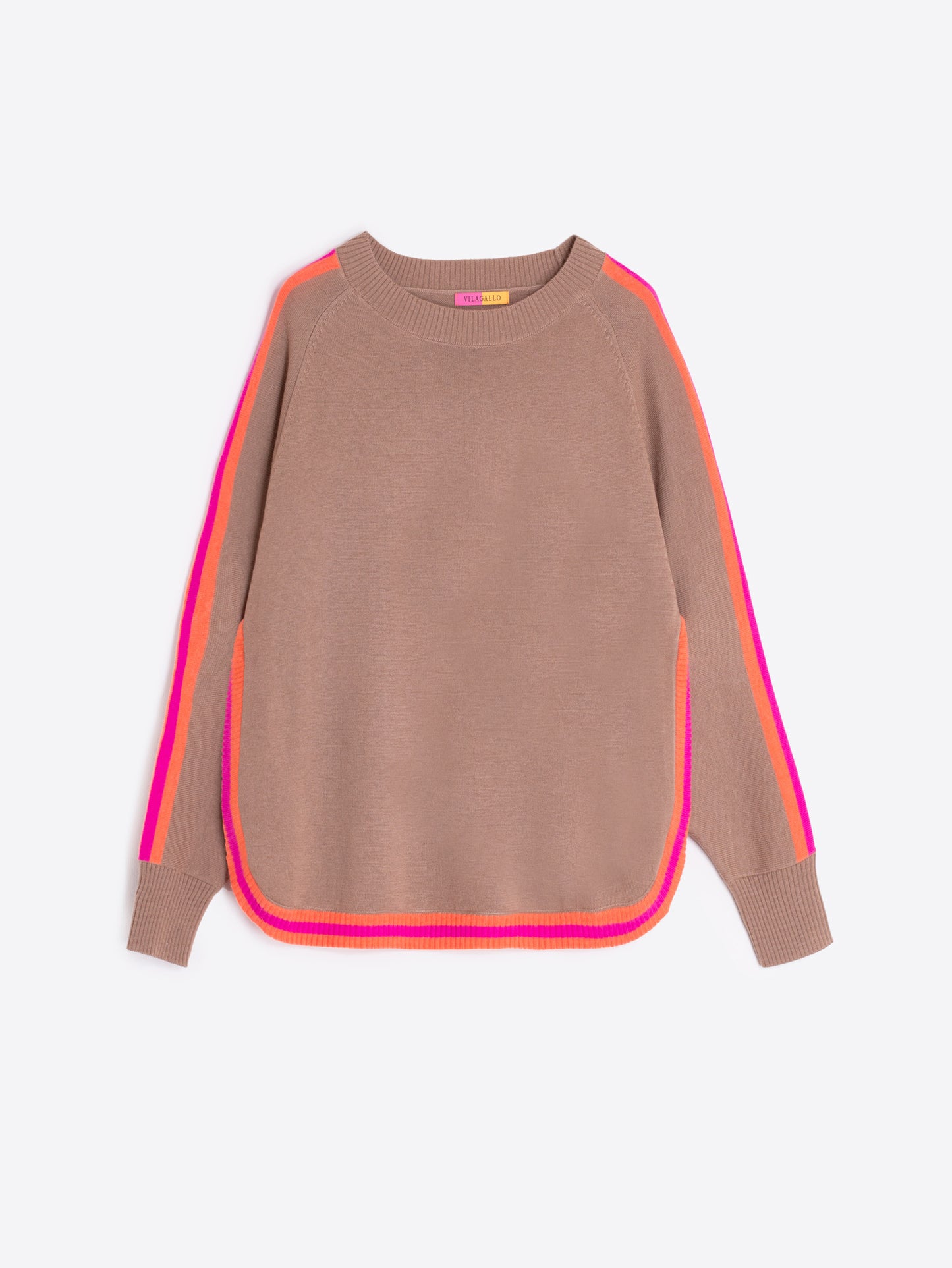 PEACHY RACING STRIPE SWEATER