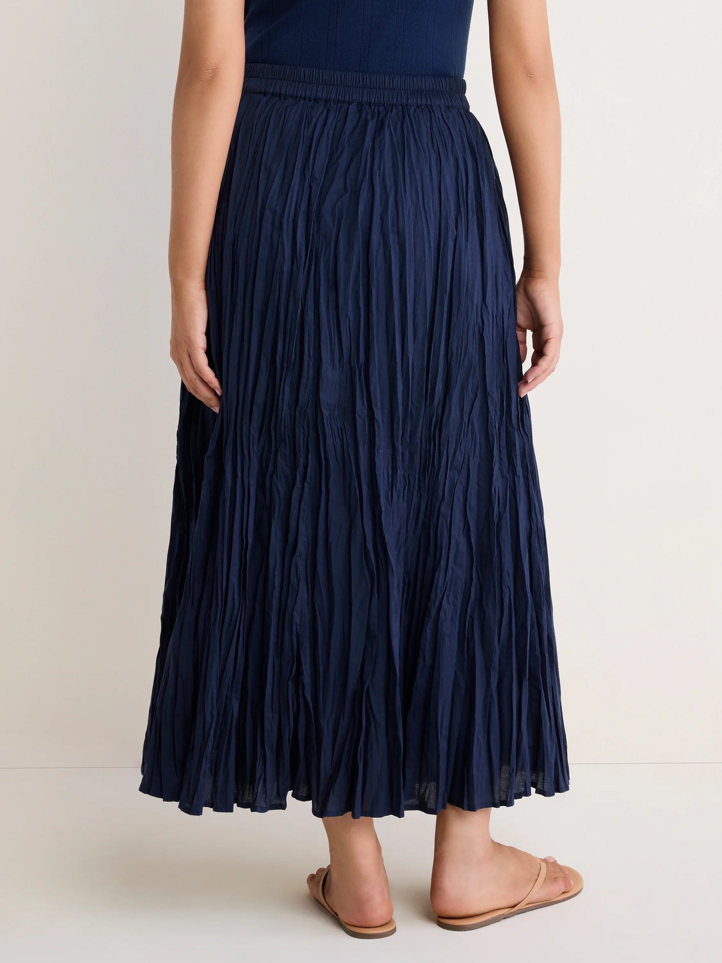 COTTON CRINKLE SKIRT