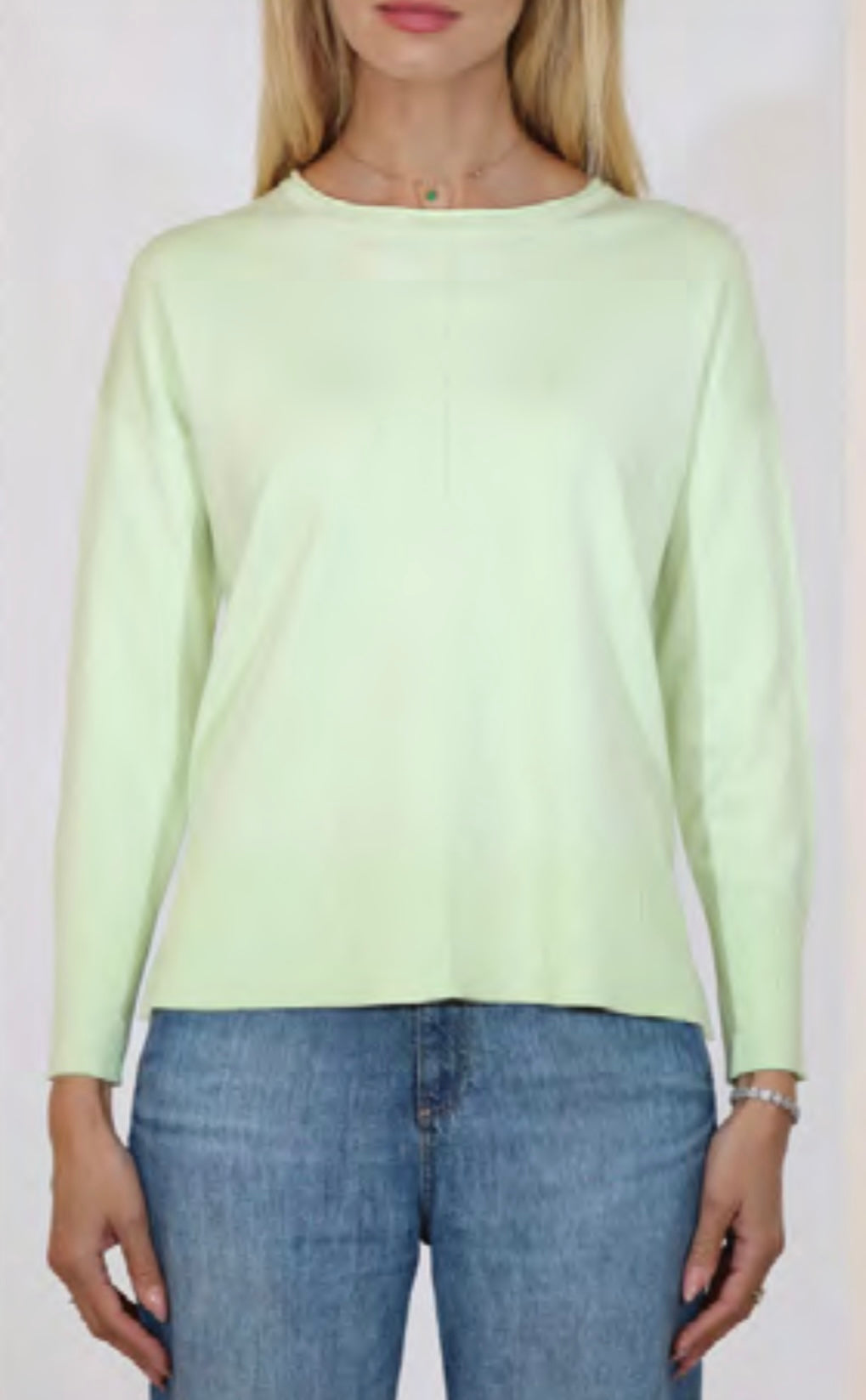 OVERSIZED PULLOVER W/ ROLL EDGE NECK