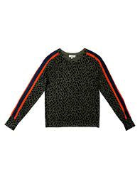 CHEETAH W/ STRIPE CREW