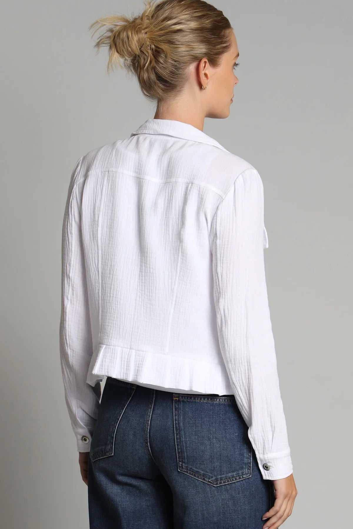 GAUZE JEAN JACKET