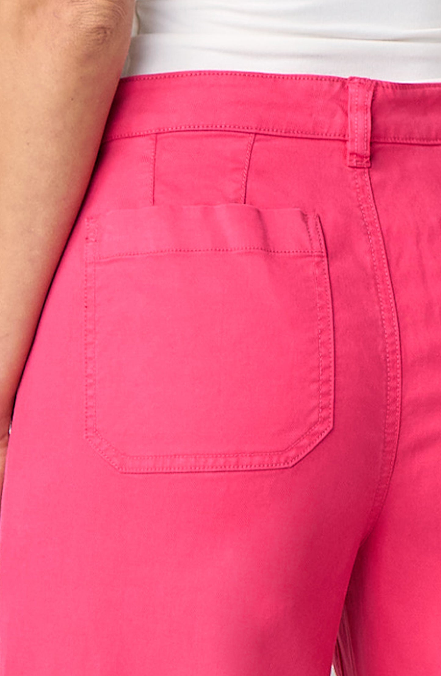 CROP WIDE LEG W/ PATCH POCKETS 27" INS