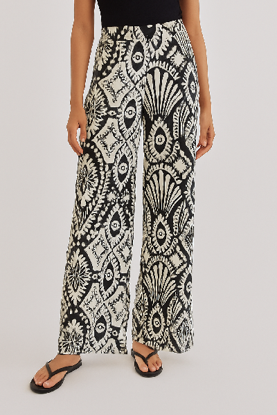 LINIQUE MOTIF PALAZZO PANT