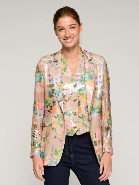 SEQUIN CALIFORNIA BLAZER