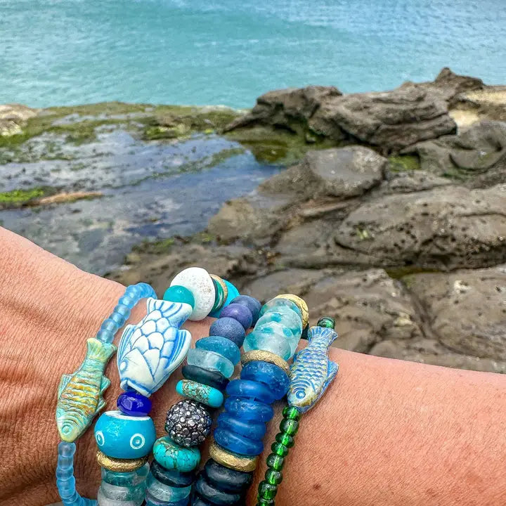 SINGLE STACK BRACELET | AZUL