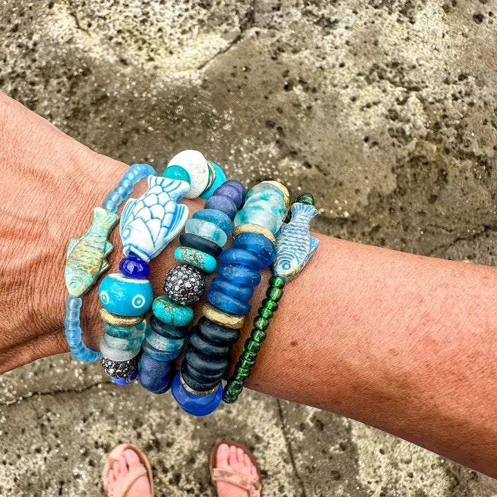 SINGLE STACK BRACELET | AZUL