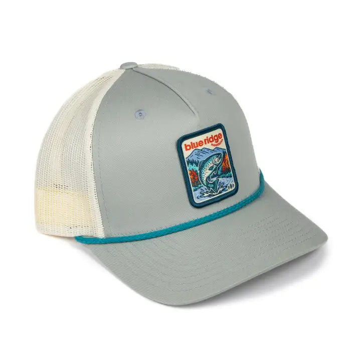 BLUE RIDGE MOUNTAINS ROPE TRUCKER HAT