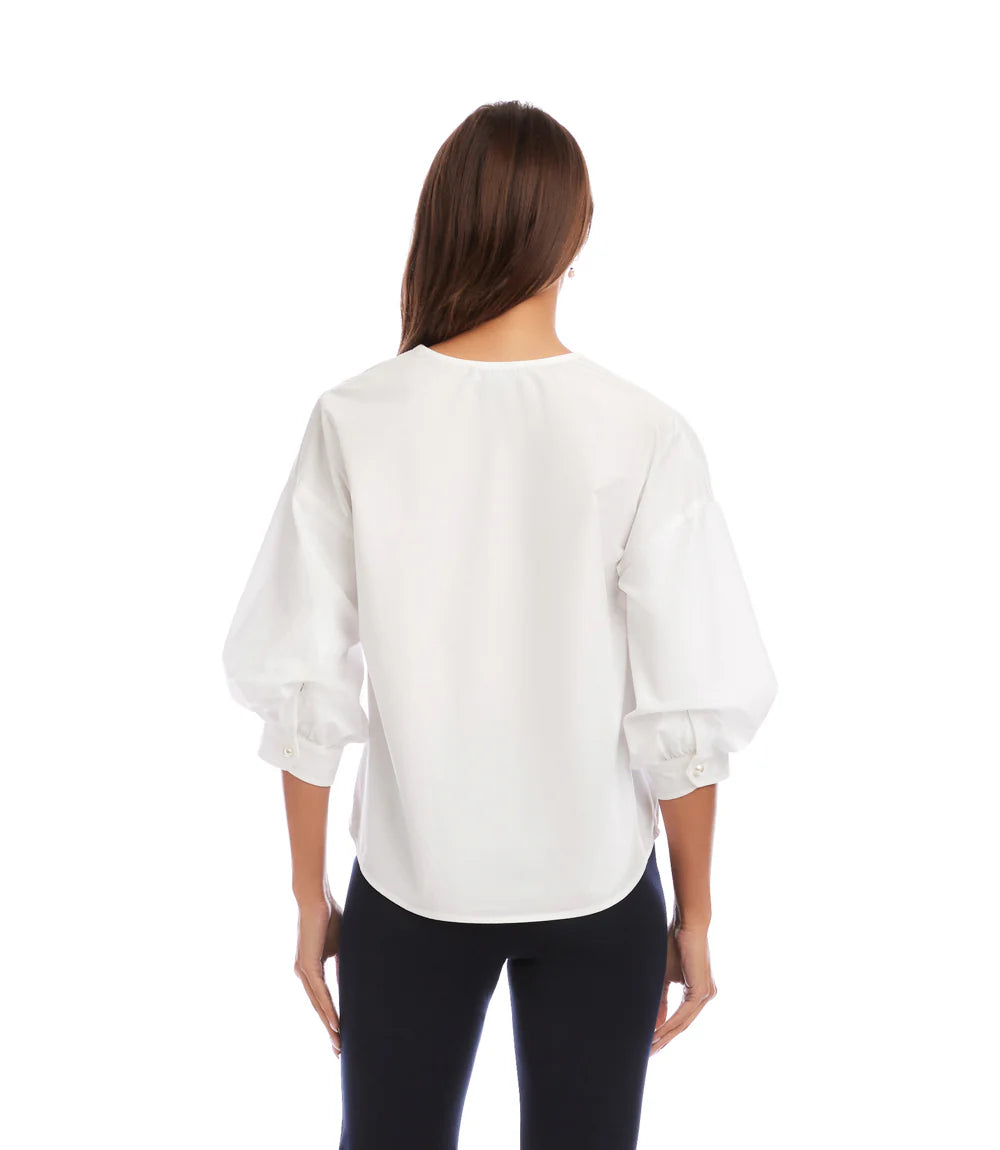 PEARL BUTTON TOP