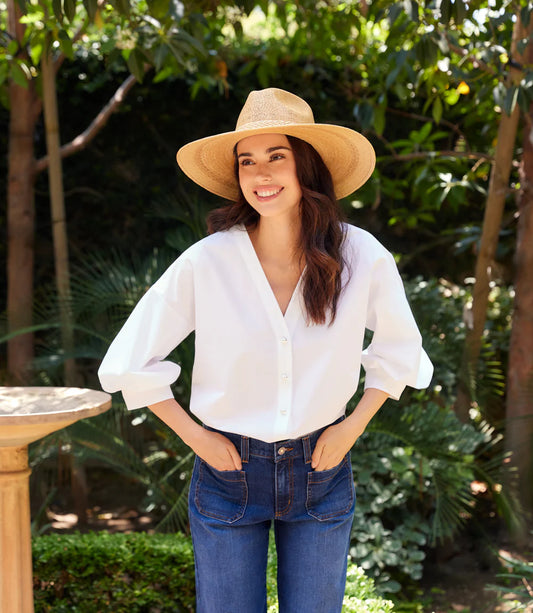 PEARL BUTTON TOP