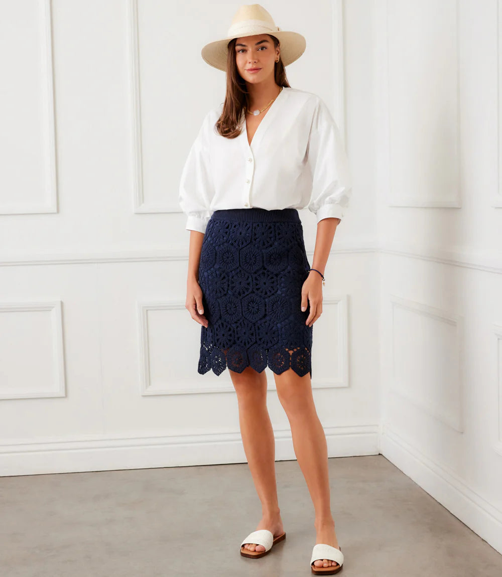 PEARL BUTTON TOP
