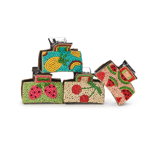 FRUITY CUTIES BEADED CLAW CLIPS