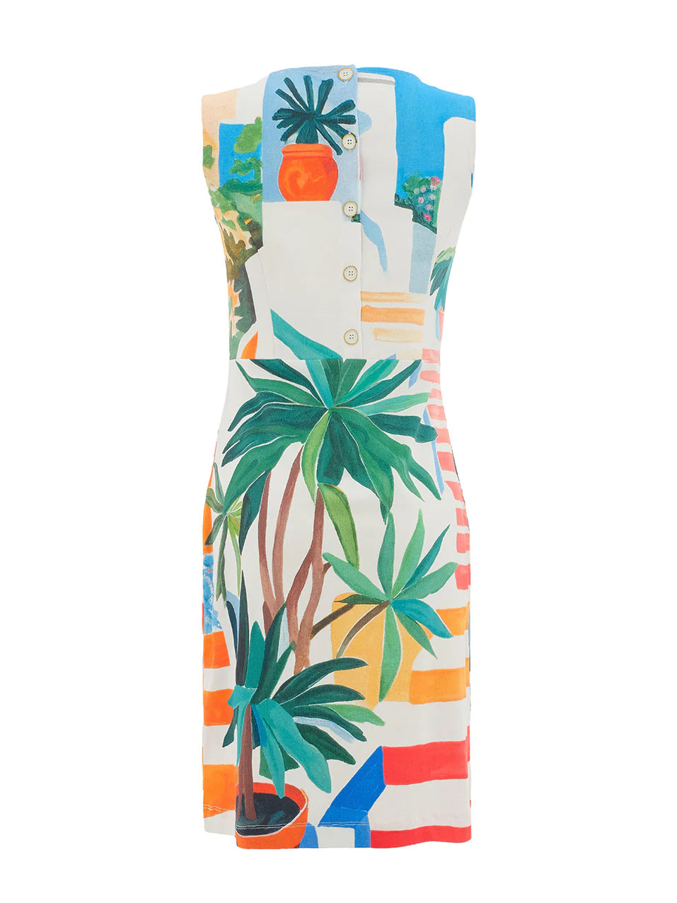 POTS ON THE STRAIRS DRESS