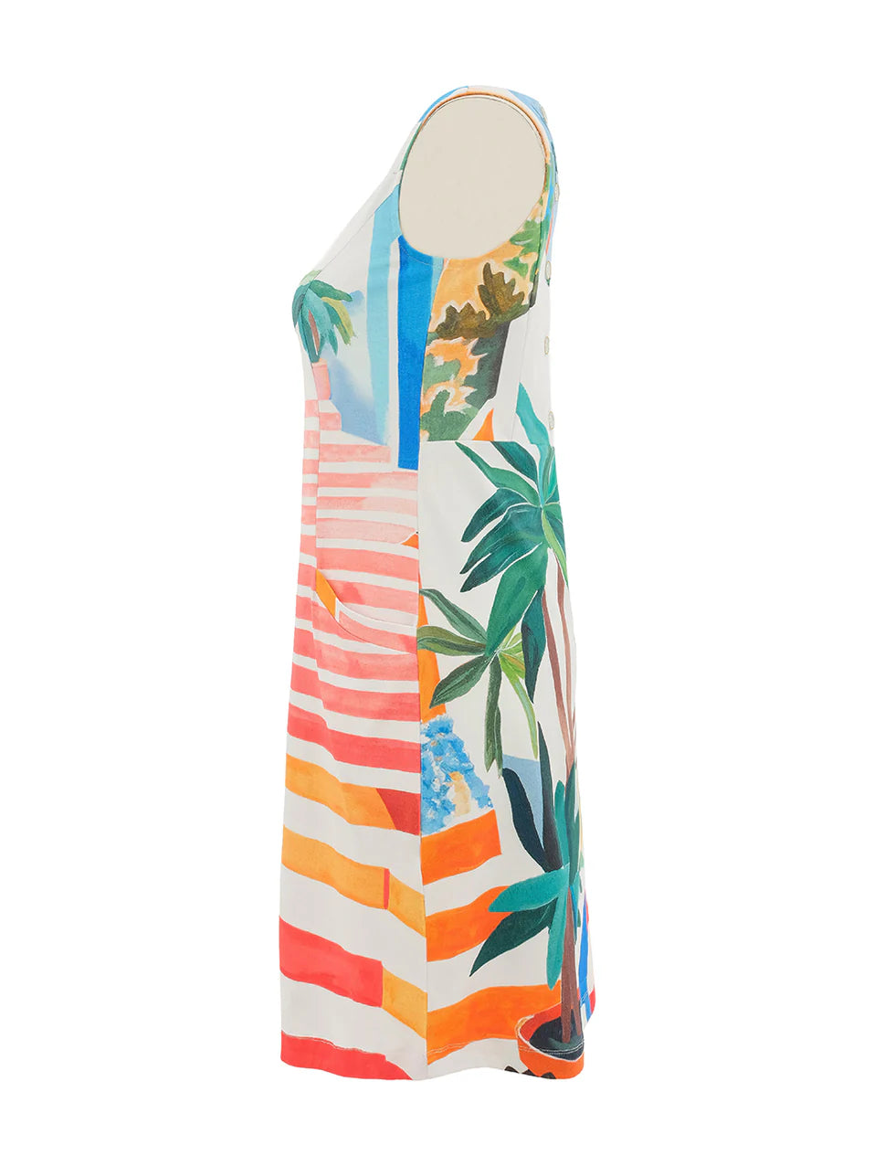 POTS ON THE STRAIRS DRESS