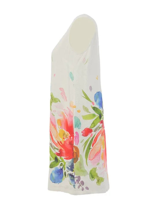WATERCOLOR FLORAL DRESS