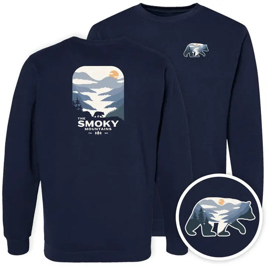 SMOKY MOUNTAIN MIDWEIGHT FLEECE CREWNECK