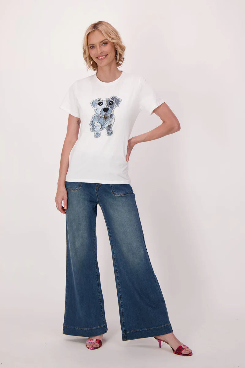 PATCH DOG COTTON TEE