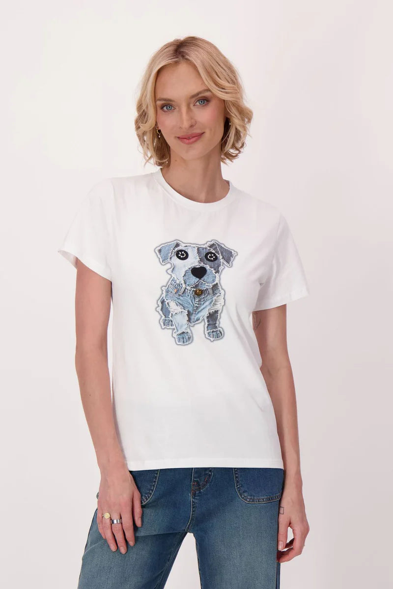 PATCH DOG COTTON TEE
