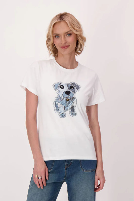 PATCH DOG COTTON TEE