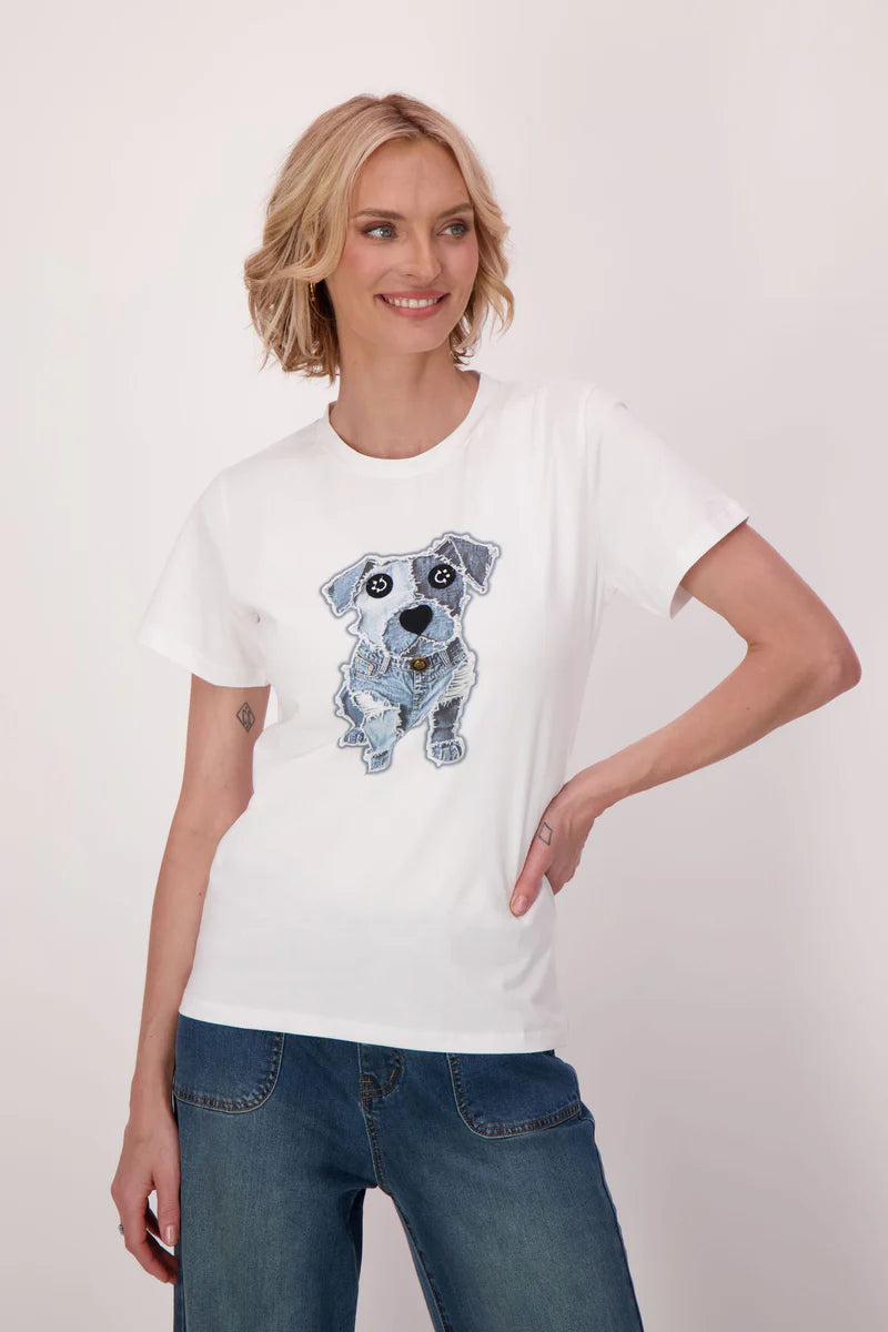 PATCH DOG COTTON TEE