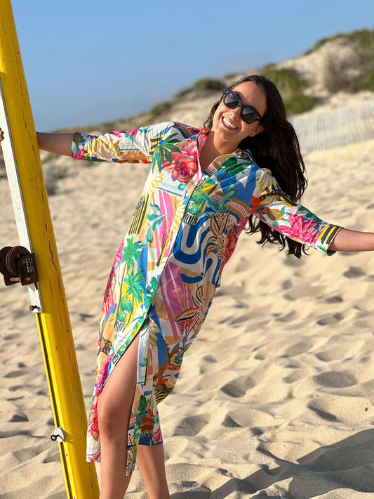 ISOTA COMO PRINT DRESS