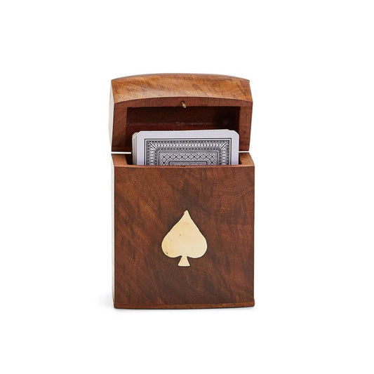 WOOD CRAFTED PLAYING CARD SET