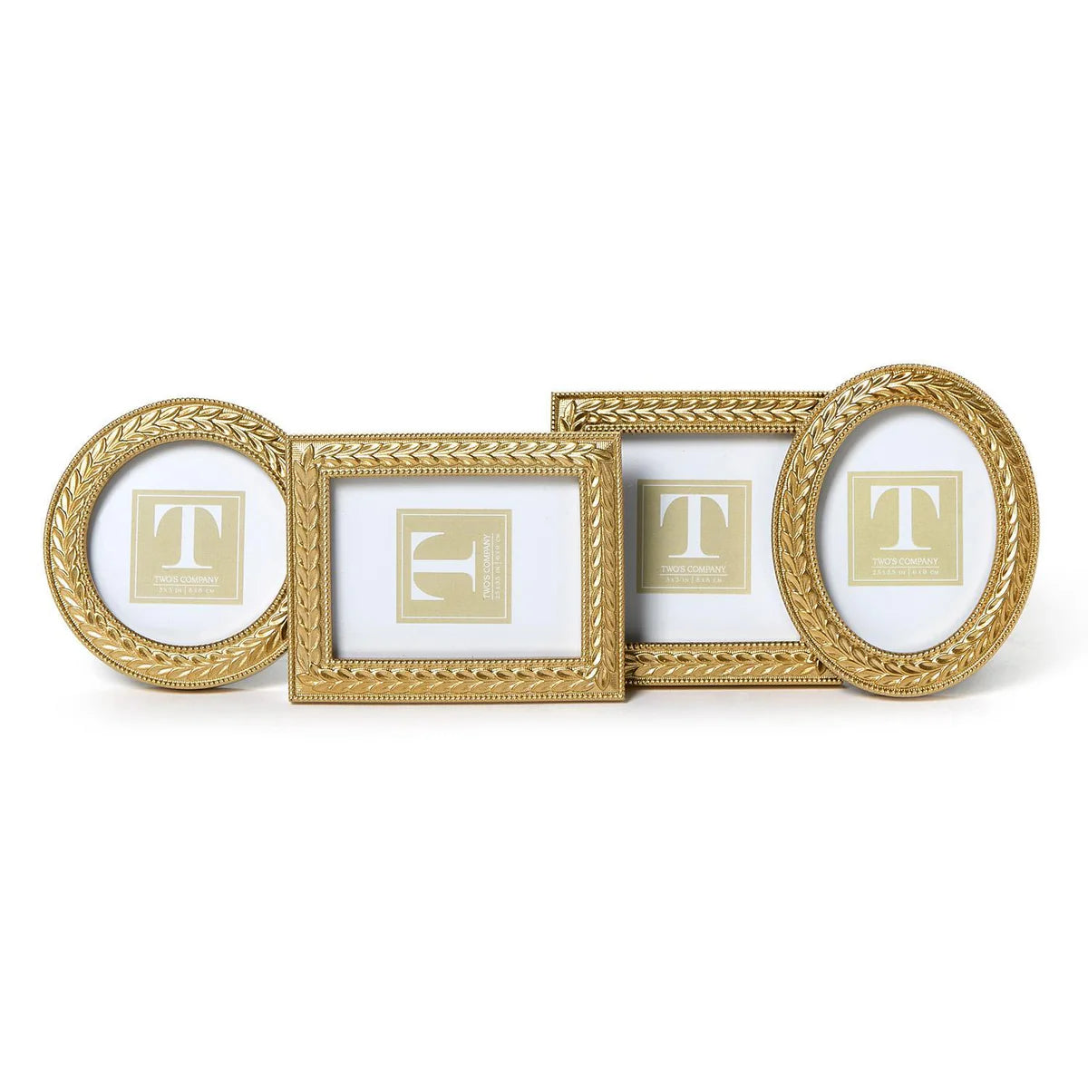 LAUREL WREATH GOLD PHOTO FRAMES