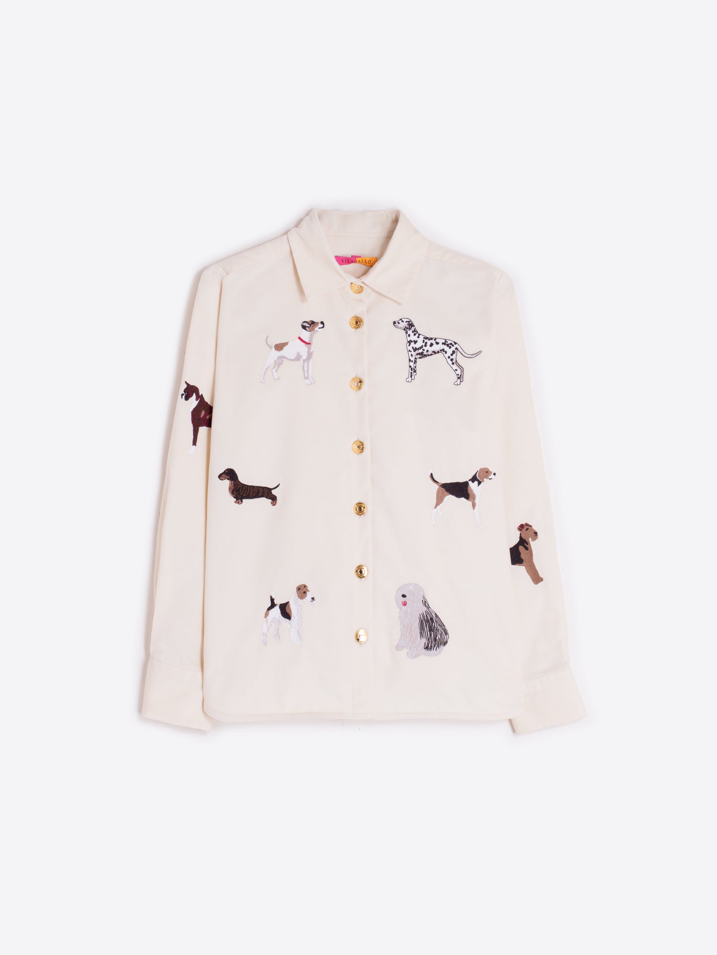 HAPPY DOGS CORDUROY SHIRT