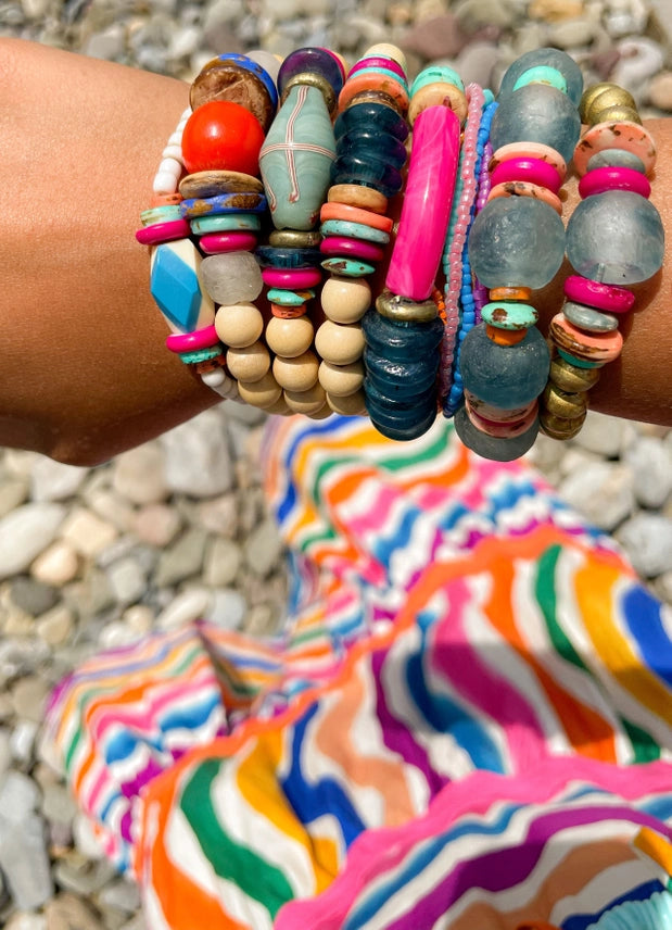 GLASS STACK BRACELET | TROPIC