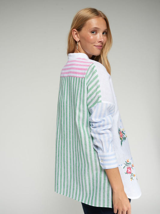 MULTI PRINTED BLOUSE