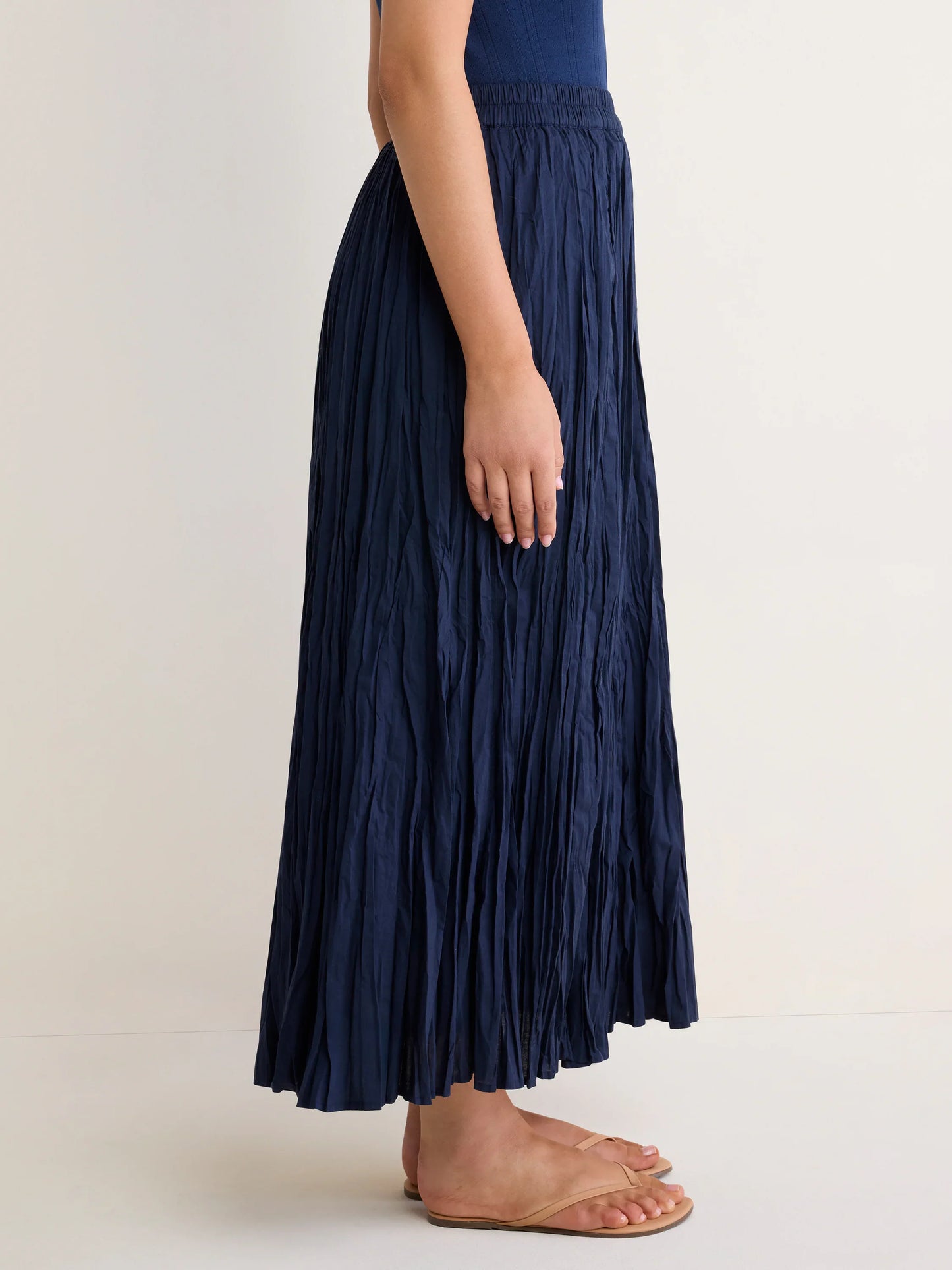 COTTON CRINKLE SKIRT