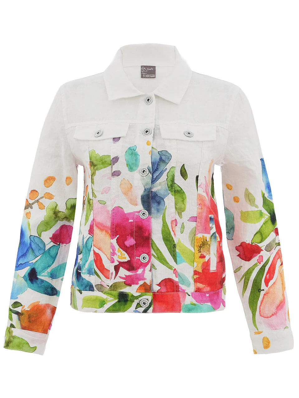 SPRING DELIGHT LINEN JACKET