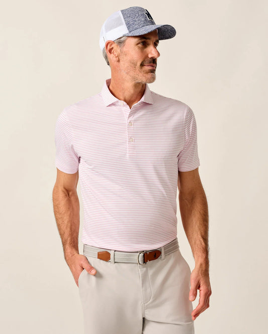 PERFORMANCE JERSEY POLO - MICHAEL STRIPE