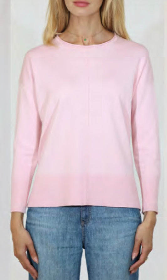 OVERSIZED PULLOVER W/ ROLL EDGE NECK