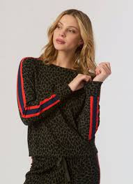 CHEETAH W/ STRIPE CREW