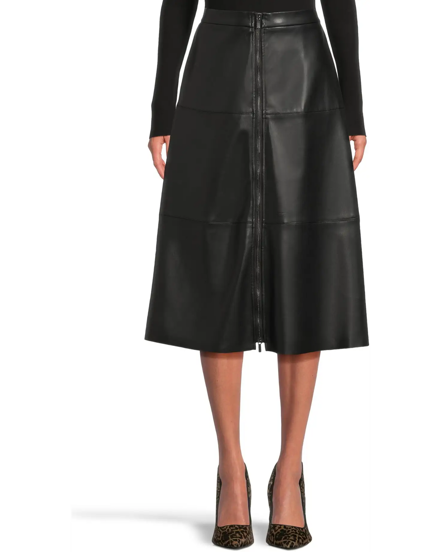 VEGAN LEATHER SKIRT