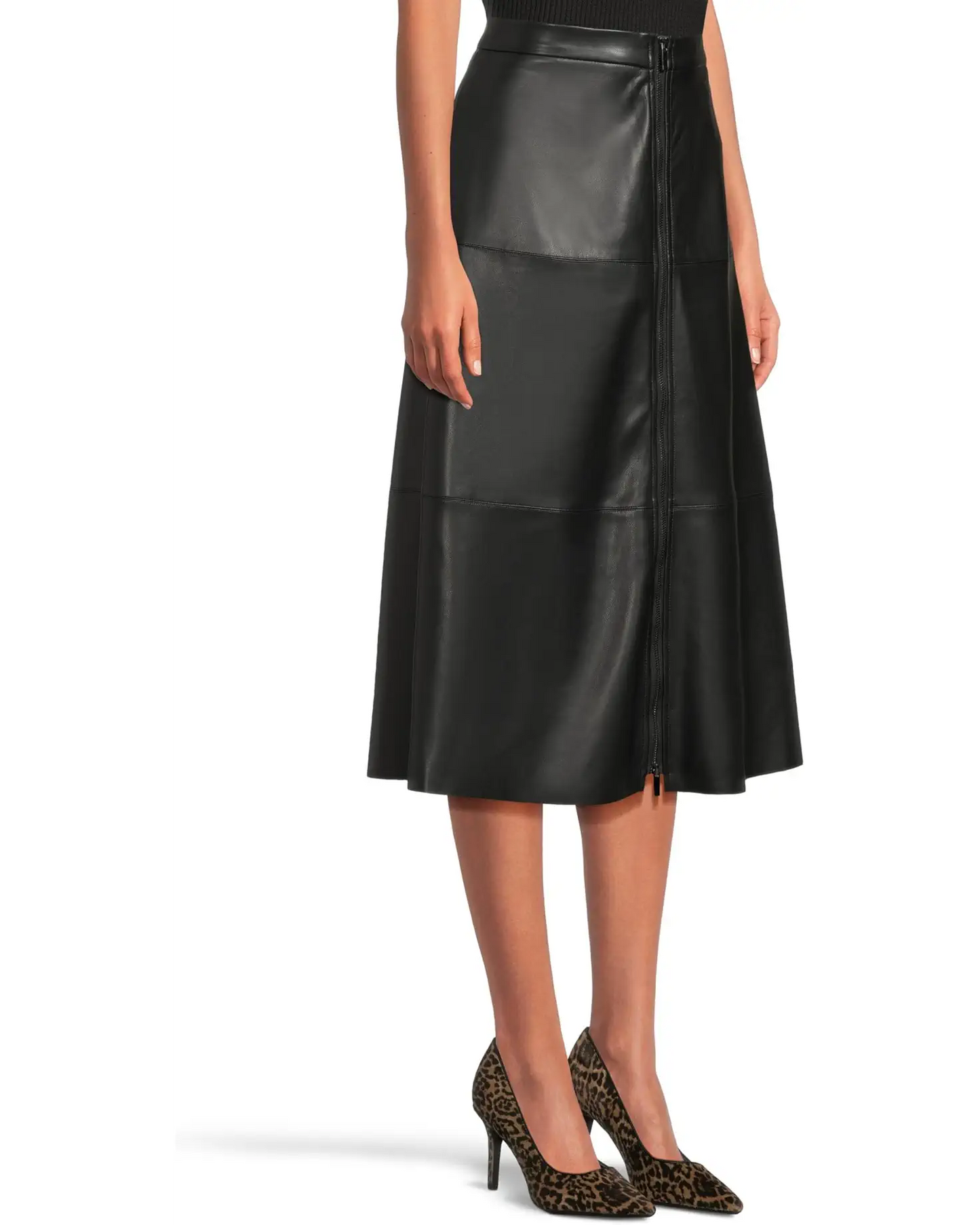 VEGAN LEATHER SKIRT