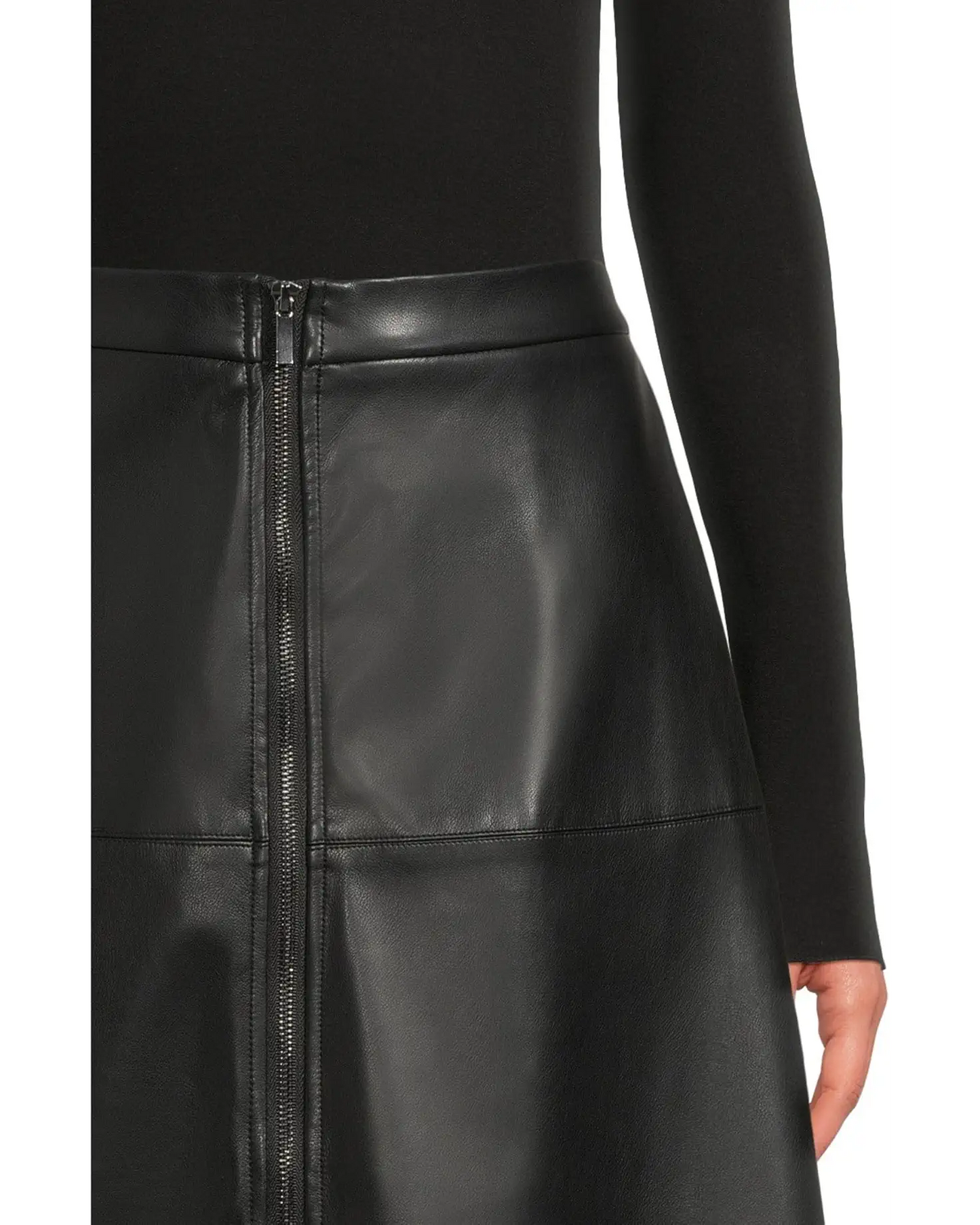 VEGAN LEATHER SKIRT