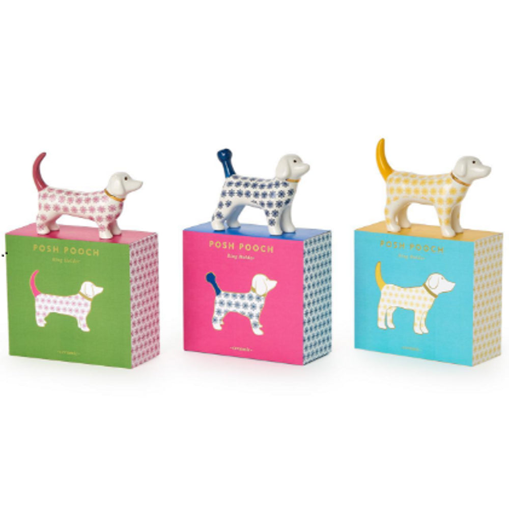 DOG CERAMIC RING HOLDER