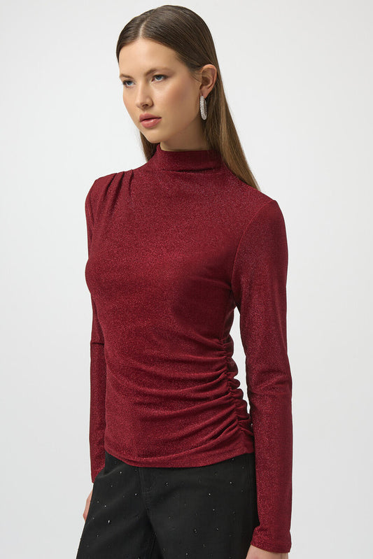 SPARKLE KNIT FITTED TOP