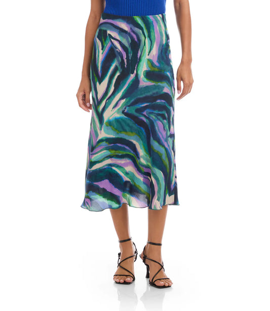 BIAS CUT MIDI SKIRT