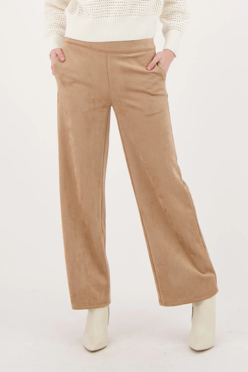 FAUX SUEDE PANT