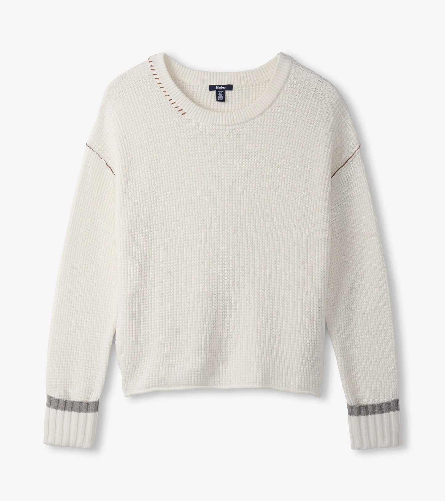 WAFFLE KNIT SWEATER