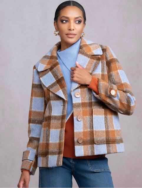 PLAID CARDIGAN