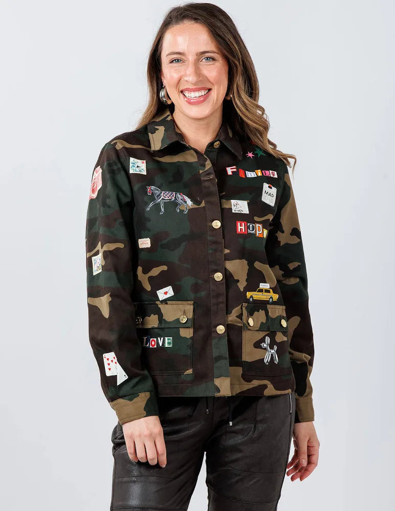 CAMO PATCHES JACKET