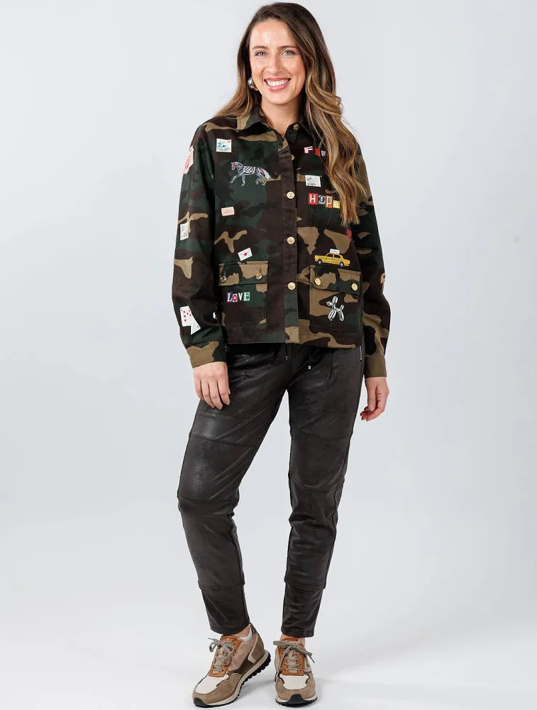 CAMO PATCHES JACKET