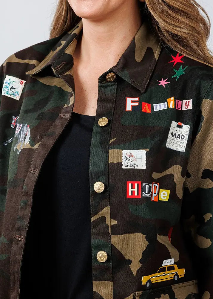 CAMO PATCHES JACKET